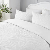 Serene Luana White Duvet Cover Set Serene Luana White Duvet Cover Set